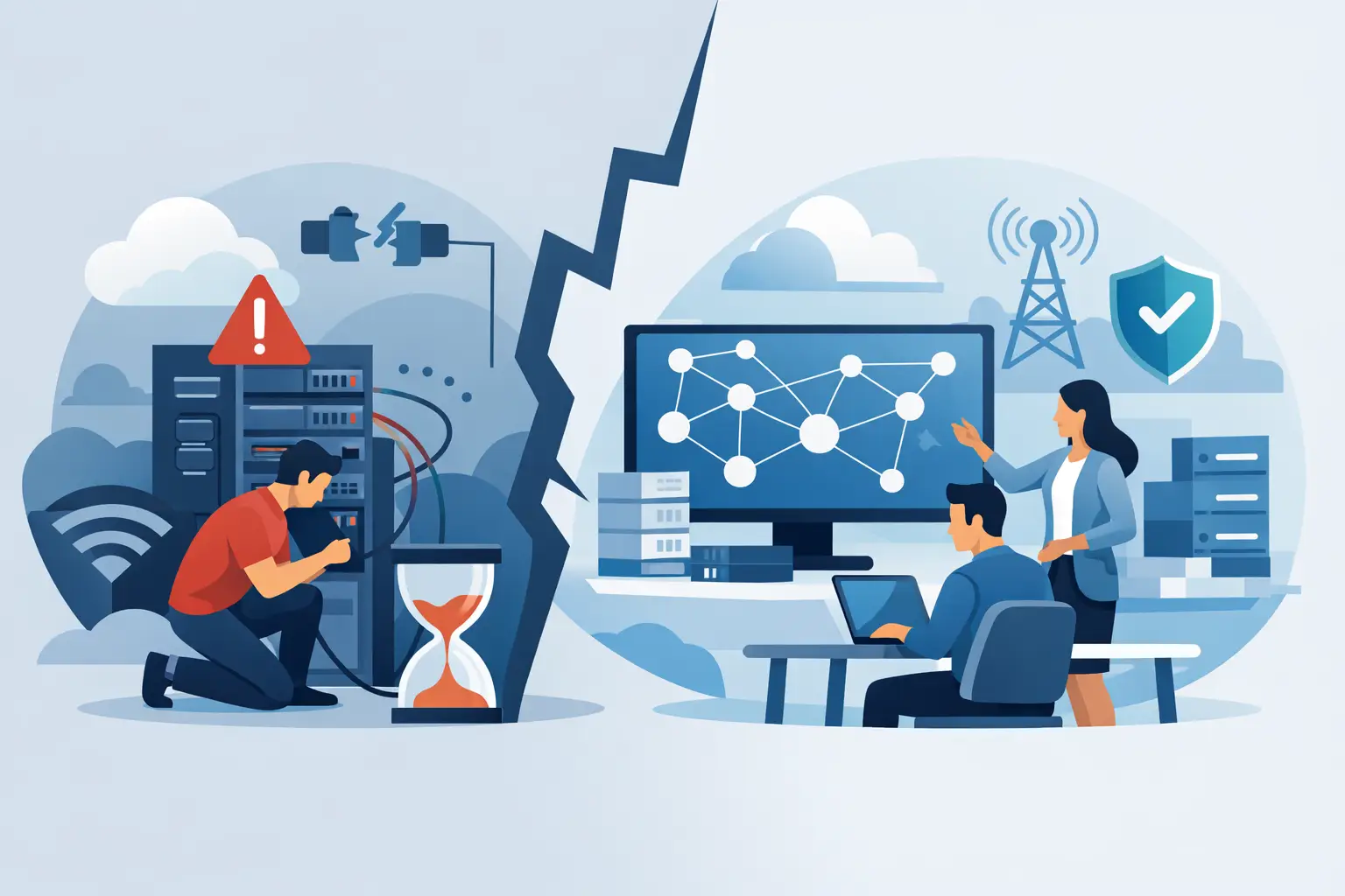 Come ridurre downtime rete aziendale