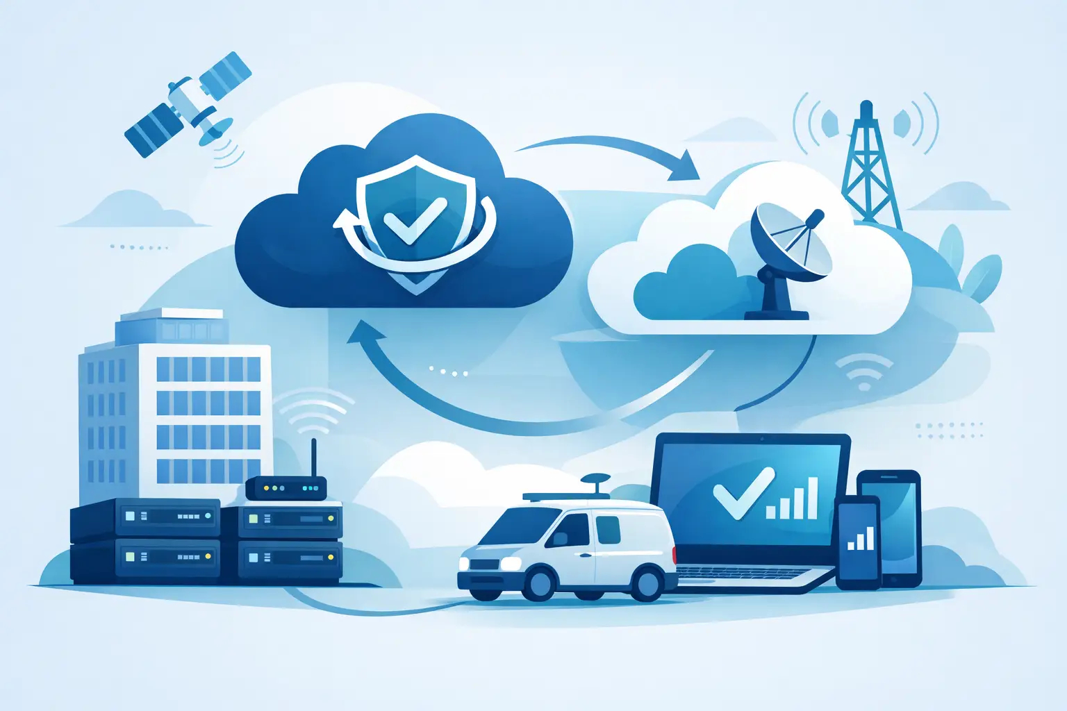 Backup di connettività aziendale automatico